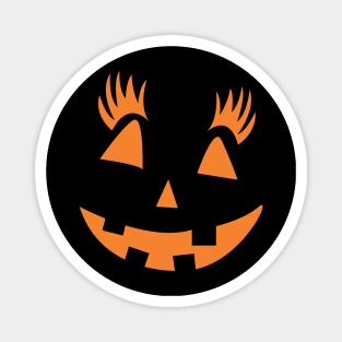 Scary Pumpkin Smile. Halloween Party T-shirt. Magnet